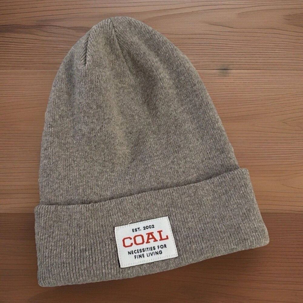 COAL Headwear Necessities For Fine Living Knit Beanie Hat Cap Brown